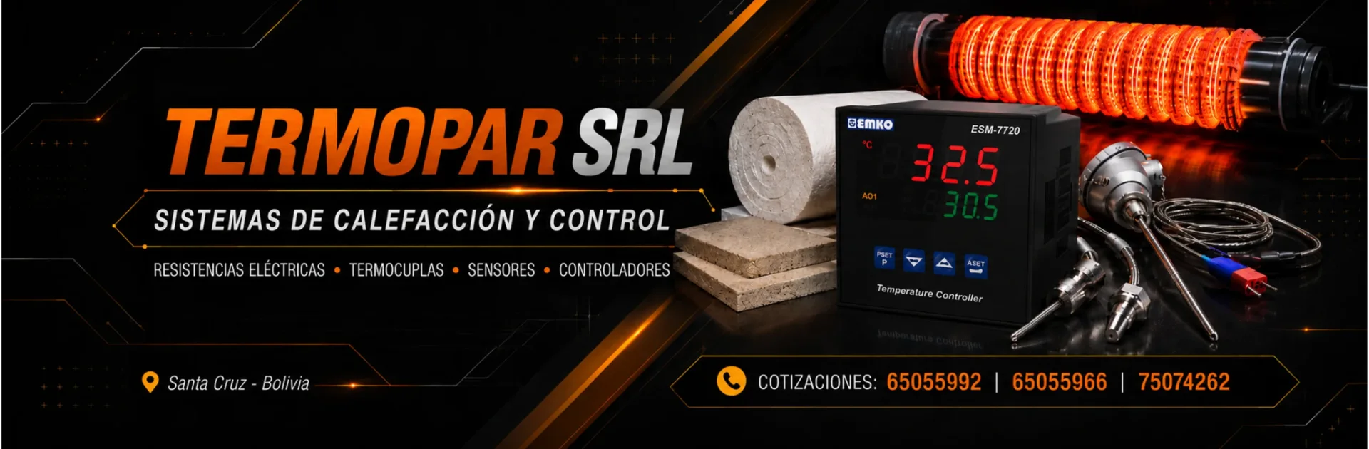 Componentes para control y procesos industriales