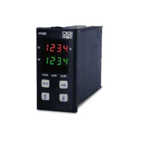 CONTROL DE TEMP. DIGITAL MICROP. DOBLE DISPLAY (TC: J,K,PT-100) 115-280V DIGIMEC VHMD-116