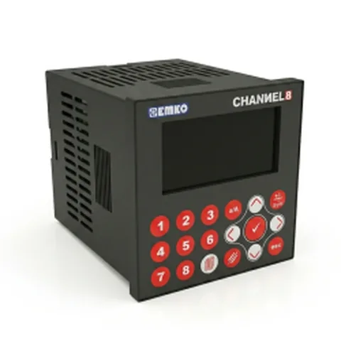 CONTROL DE TEMP, DIGITAL MICROP. SCANNER PT-100 (96X96) 100-240V SERIAL RS-485 EMKO CHANNEL-8